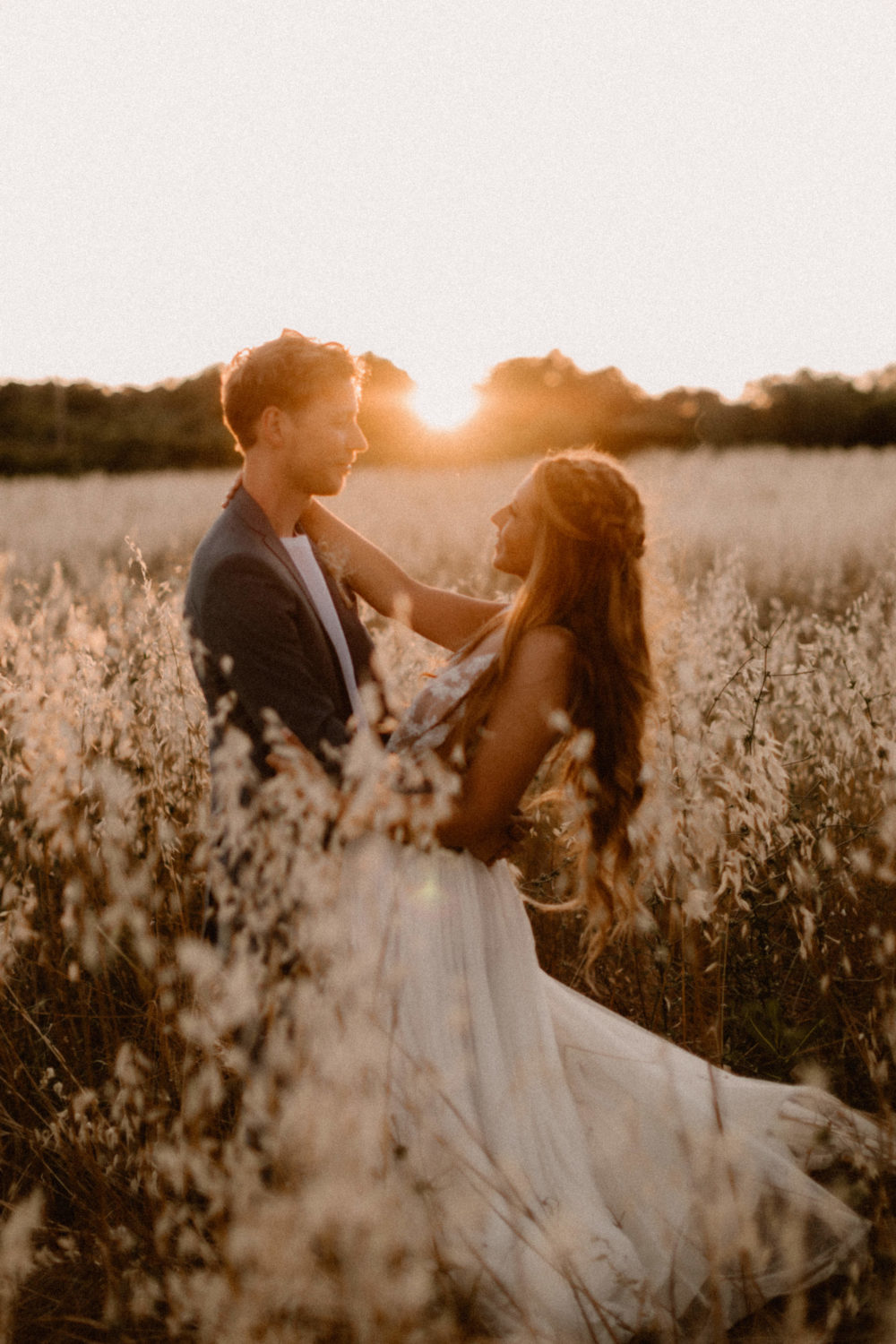 golden hour wedding in provence