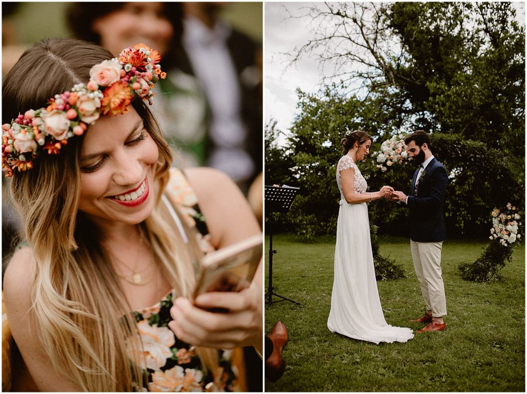 Ceremonie laique mariage boheme dime giverny