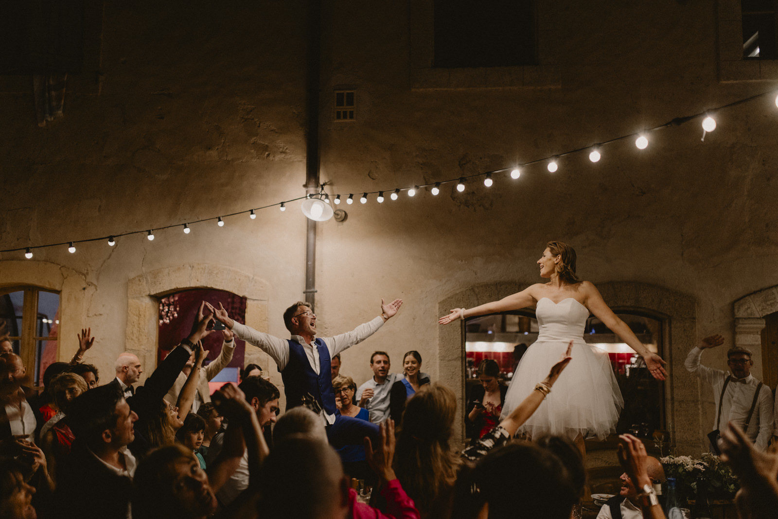 fête de mariage au Galinier de Lourmarin