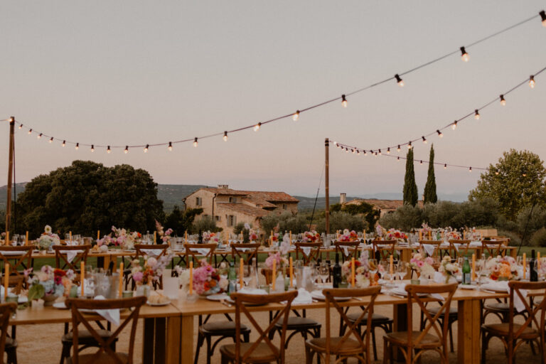 Une fête de mariage new-yorkaise à Aix en Provence