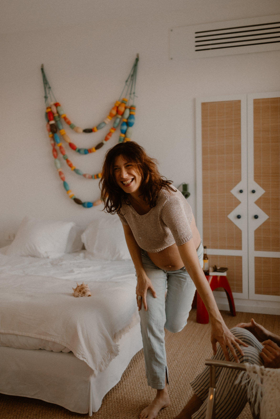 maternité lifestyle nice femme enceinte en intimité