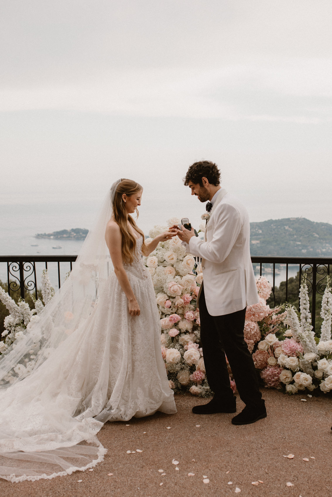 Cérémonie laique au domaine du mont leuze à Villefranche sur mer