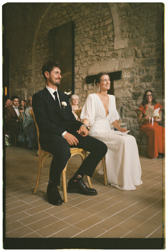 Film photographer in Provence wedding