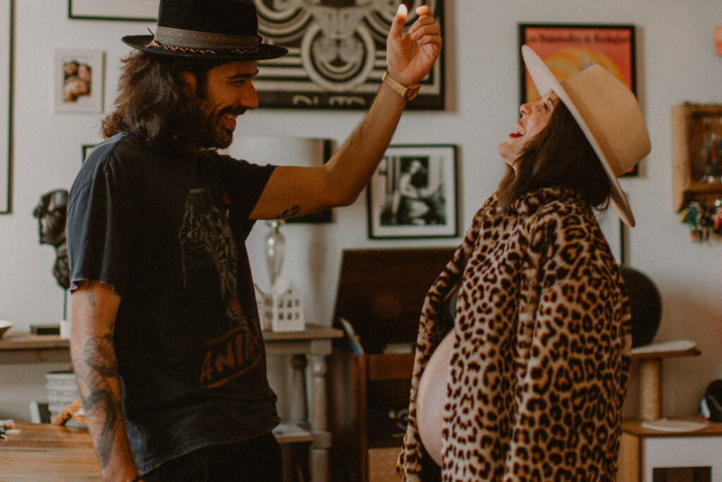 Une grossesse, du léopard et de la vie