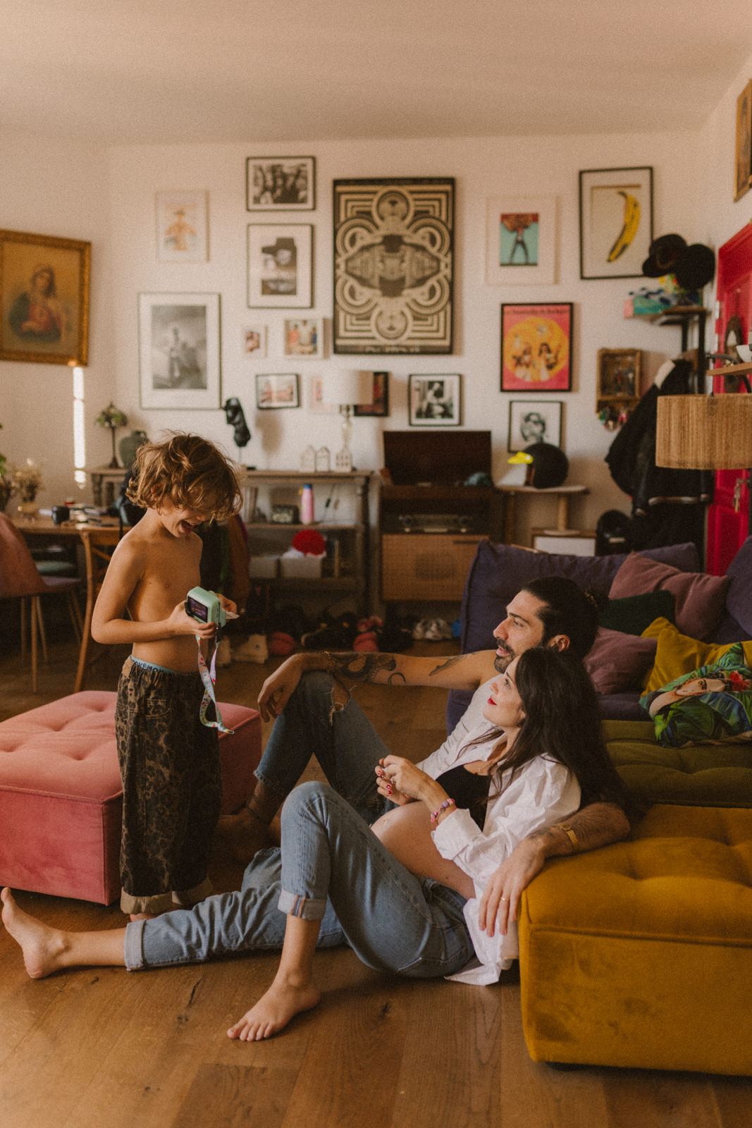 séance photo grossesse à Paris naturelle