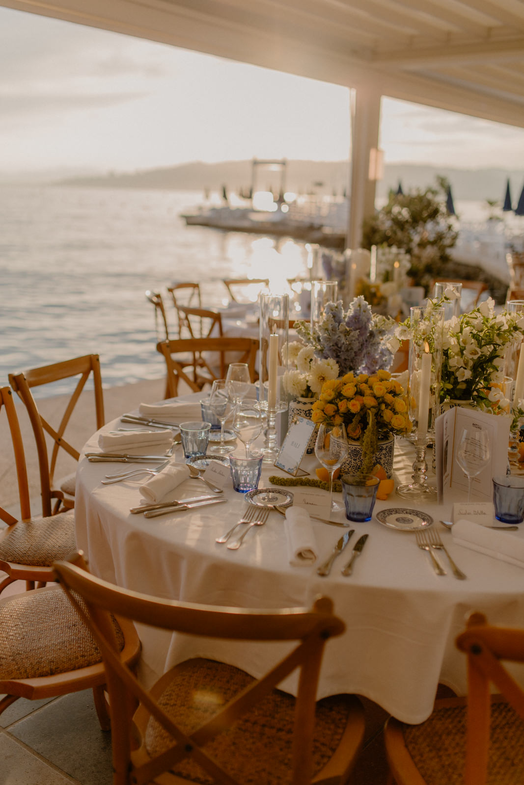 Wedding Table in Belles Rives Antibes French Riviera