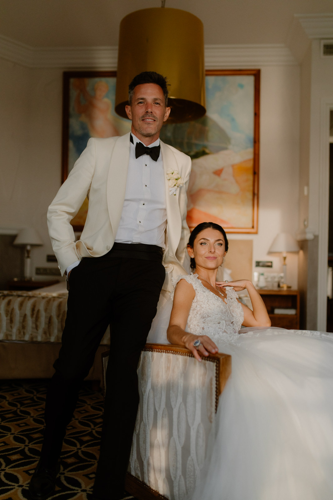 Photos de couple pour un mariage à Belles Rives à Antibes